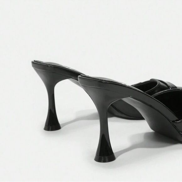Shein Black Mule Heels - Picture 3 of 3